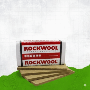 AcousticNest Rockwool Safe & Silent Pro| Acoustic Panels for Soundproofing and Noise Reduction | Moisture and Mold Resistant | 50 mm Thickness