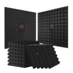 AcousticNest™ Pyramid Panels | Size 1x1 ft | Thickness 50 mm | Soundproofing for Studio, Office, Home Theater