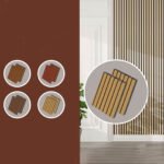 AcousticNest High-Density WoodX Acoustic Panels, Premium Soundproofing for Studio Noise, Echo Control, and Absorption, Featuring a 3D Design