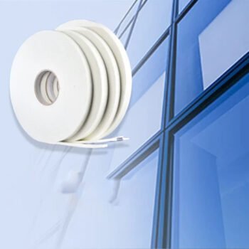 AcousticNest Pyrotape for Glazing Systems: Ceramic fiber tape providing fire sealing with 60 minutes of fire protection and a maximum temperature tolerance of 1100°C