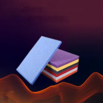 AcousticNest High-Density Plain Acoustic Panels, Premium Soundproofing for Studio Noise Control, Echo Reduction, and Absorption