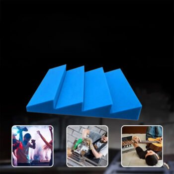AcousticNest High-Density T-wedge Acoustic Panels, Premium Soundproofing for Studio Noise, Echo Reduction, and Absorption, with a 3D Design