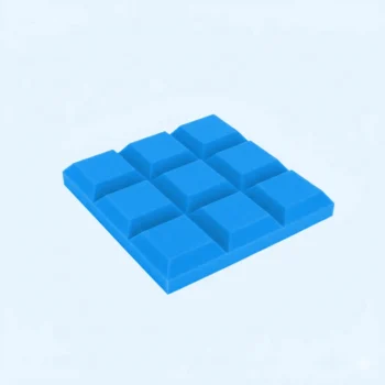 AcousticNest Cadbury Acoustic Foam Panels, High-Density, Premium-Grade Soundproofing for Studio Noise, Echo Reduction, and Absorption with 3D Structure