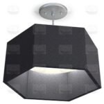 AcousticNest™ Hex LED Lights | Size 10 inch x 9 inch | Home and office Decor interior Designs | Architecture Sound Proofing Acoustics