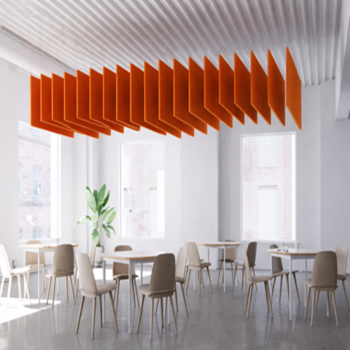 AcousticNest™ Ceiling Baffles | Size 4x1 ft | Soundproofing for Studio, Office, Home Theater | Home Decor and Interior