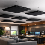 AcousticNest™ Ceiling Clouds | Size 2x2 ft | Soundproofing for Studio, Office, Home Theater | Home Decor and Interior